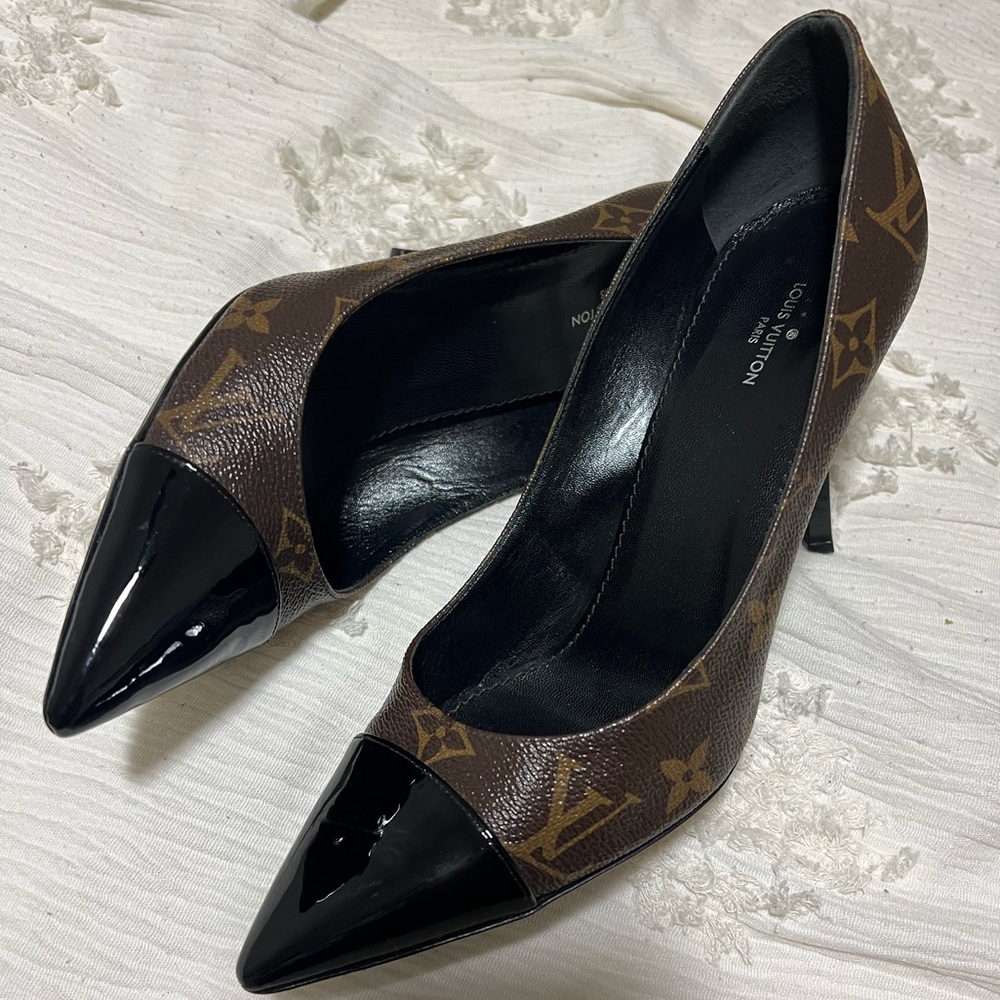 Louis Vuitton Monogram Leather Heels